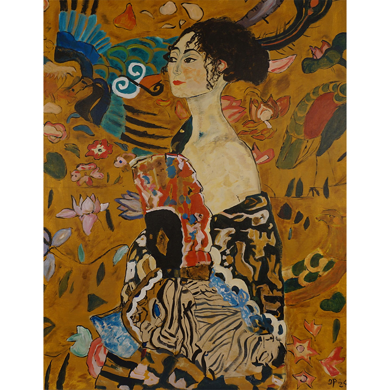 Lady with fan
