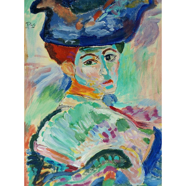 Lady with hat small